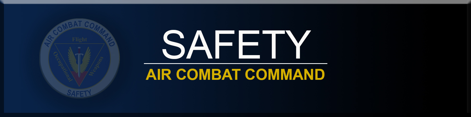 Link to Air Combat Command Safety