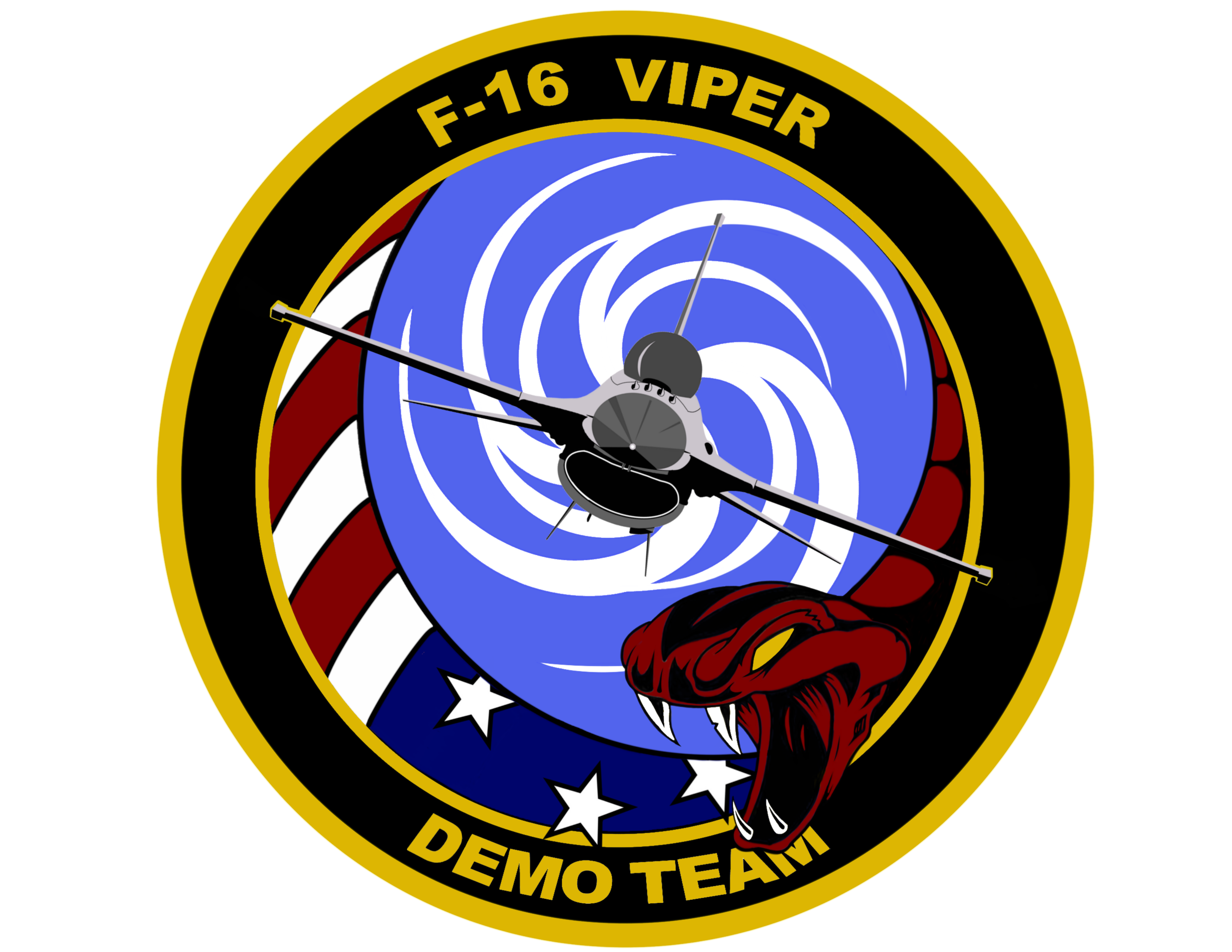ACC F-16 Demo Team Patch