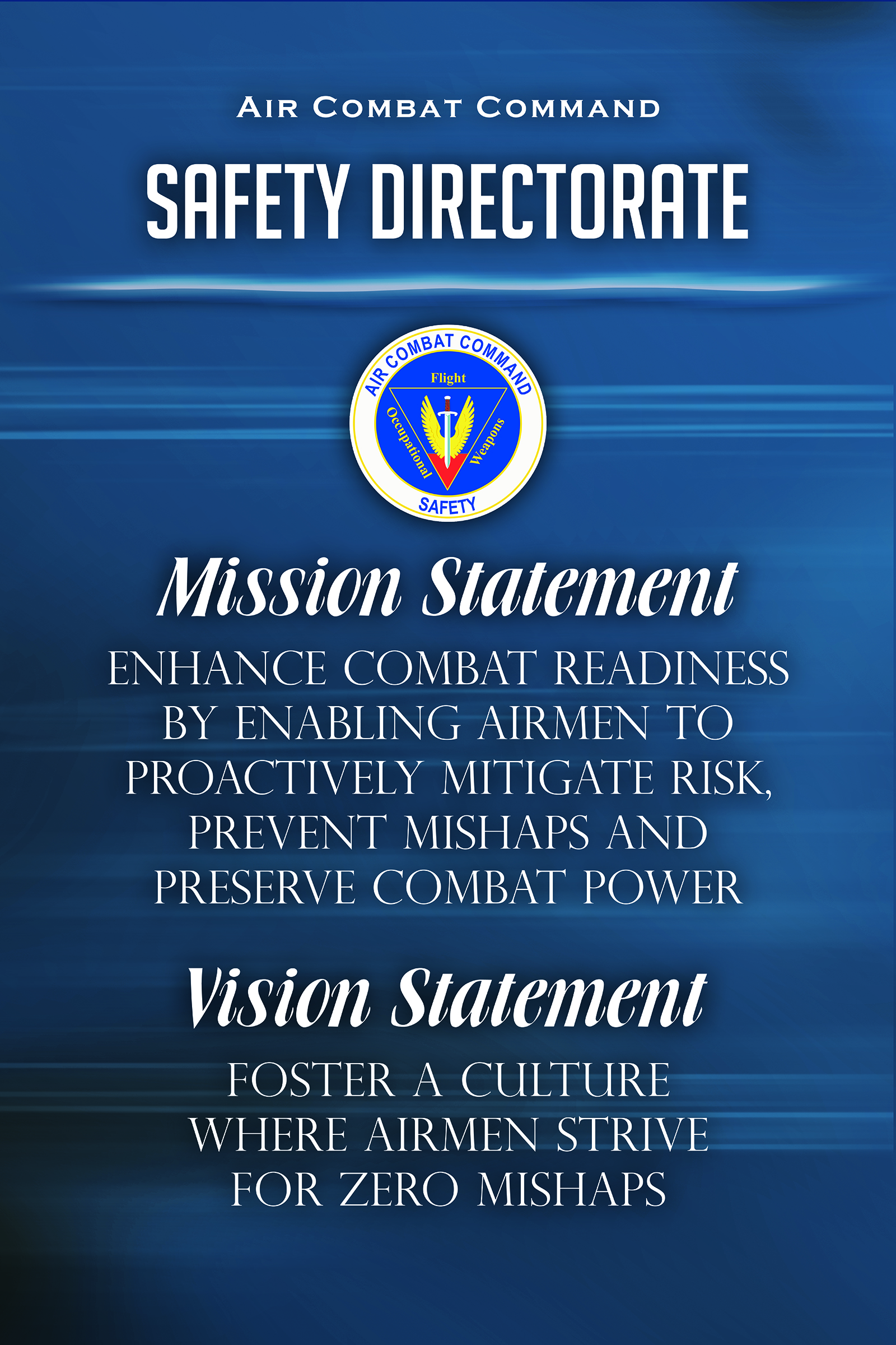 ACC Safety Directorate Mission and Vision