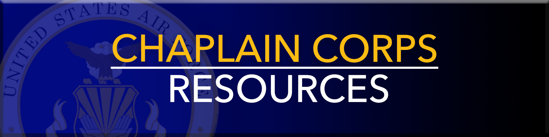 Chaplain Corps Resources