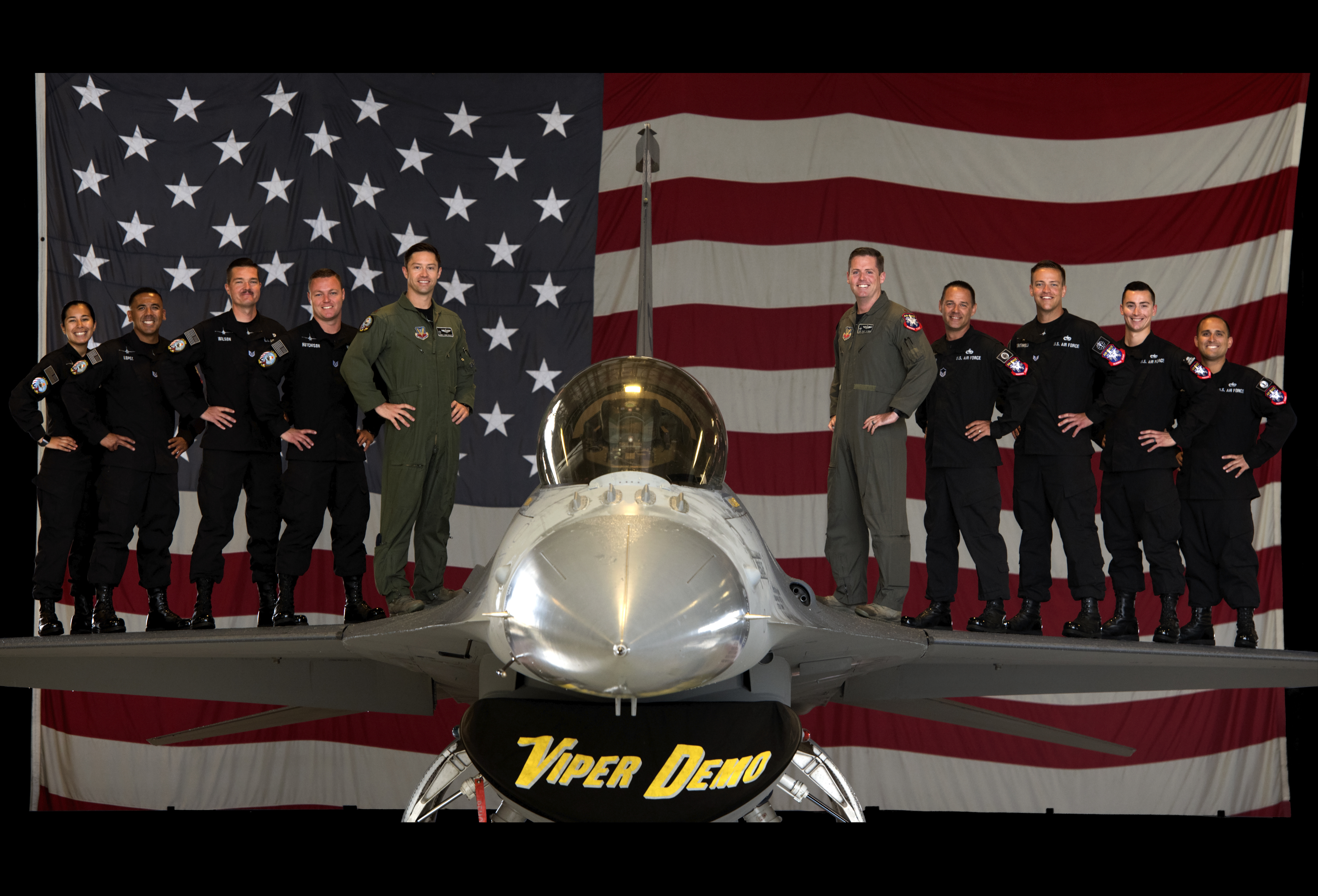 Air Combat Command Units Aerial Events F16 Demonstration Team